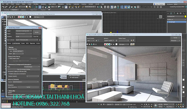 Học 3Dsmax tại Thanh Hoá