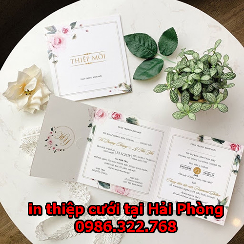 In thiếp mời tại Hải Phòng