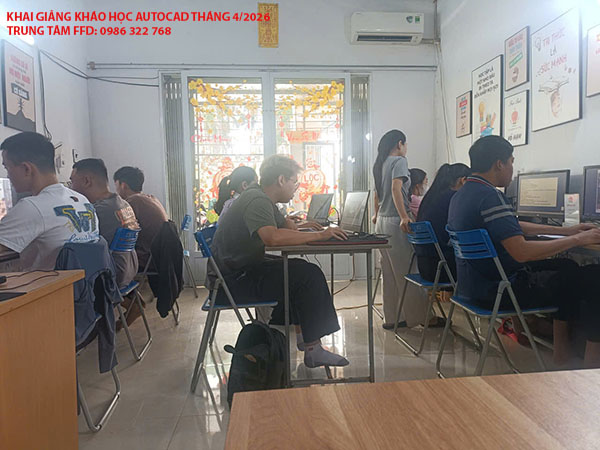 Khai giảng khóa học Autocad tháng 4 năm 2026
