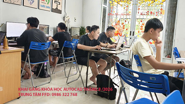 Khai Giảng Khóa Học AutoCAD Tháng 8 năm 2026