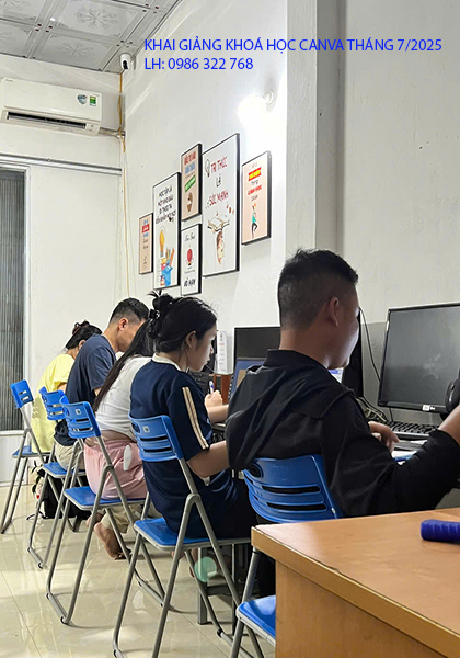 Khai giảng khoá học Canva tháng 7 năm 2025