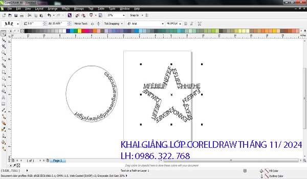 Khai giảng khoá học Coreldraw tháng 11/2024