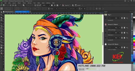 Khai giảng khoá học Coreldraw tháng 2 năm 2024.