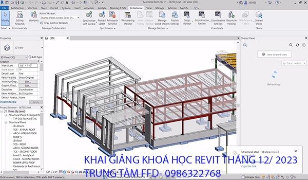 Khai giảng khóa học Revit tháng 12 năm 2023. 