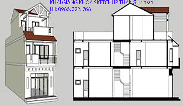 Khai giảng khoá học Sketchup tháng 11/ 2024