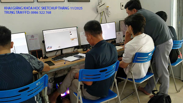 Khai giảng khóa Học SketchUp Tháng 11 năm 2025
