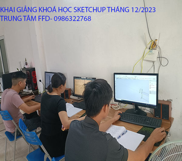 Khai giảng khóa học Sketchup tháng 12 năm 2023