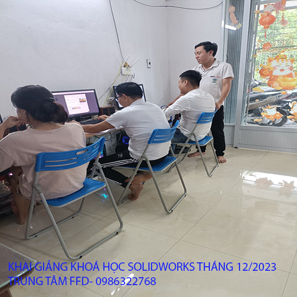 Khai giảng khóa học solidworks tháng 12 năm 2023