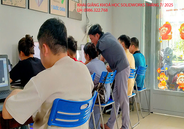 Khai giảng khoá học Solidworks tháng 7 năm 2025