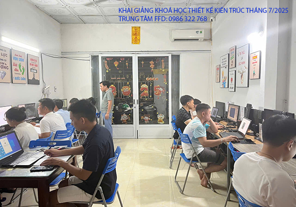 Khai giảng khoá học Thiết kế kiến trúc tháng 7/2025.