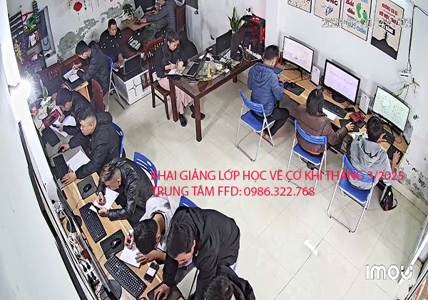 Khai giảng khoá học Vẽ cơ khí tháng 3/2025