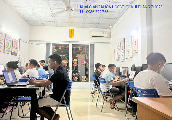 Khai giảng khoá học Vẽ cơ khí tháng 7 năm 2025. 