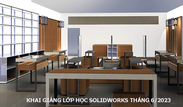 Khai giảng khóa học Soliworks tháng 6 năm 2023. 