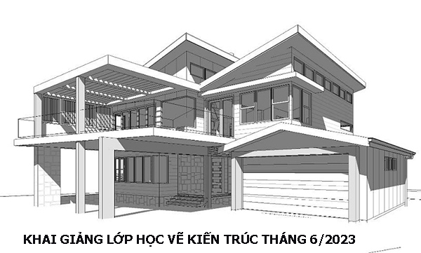 Khai giảng khóa học thiết kế kiến trúc tháng 6 năm 2023