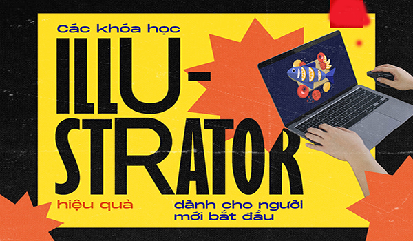 Khai giảng lớp học Illustrator tháng 4 năm 2024. 