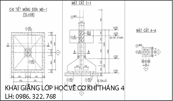 Khai giảng lớp vẽ cơ khí tháng 4 năm 2024.