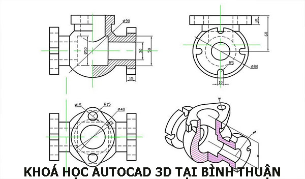 Khoá học Autocad 3D tại Bình Thuận
