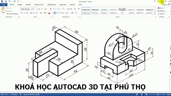 Khóa học AutoCAD 3D tại Phú Thọ