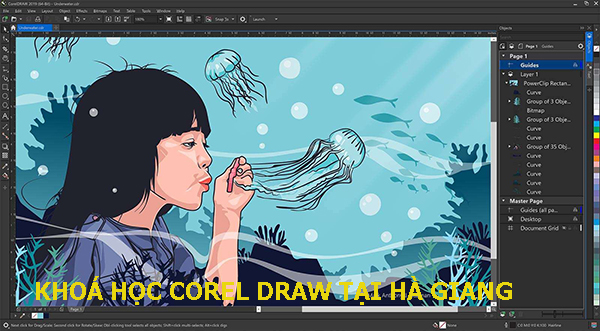 Trung tâm dạy thiết kế FFD- Khoá học Corel Draw tại Hà Giang