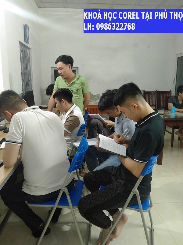 Khoá học Corel tại Phú Thọ. 