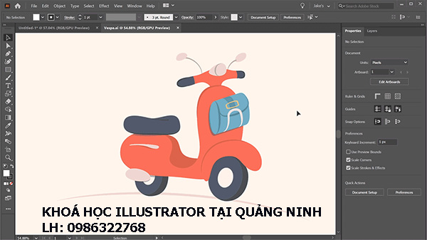 Khoá học Illustrator tại Quảng Ninh