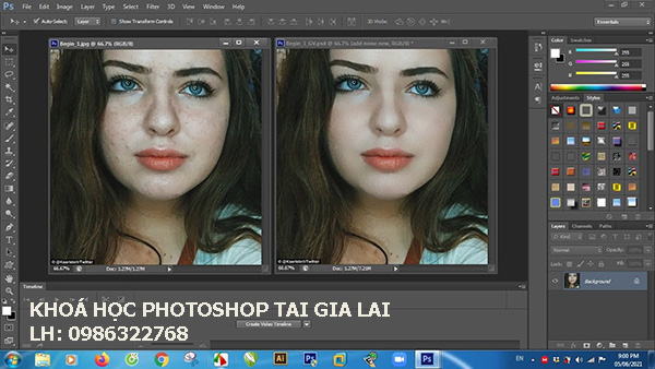 Khoá học Photoshop tại Gia Lai