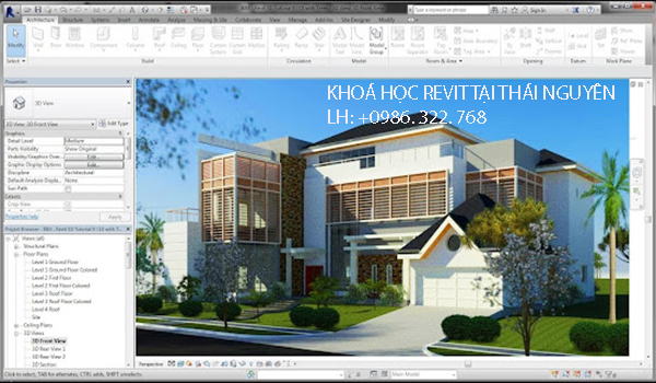 Khoá học Revit Architecture tại Thái Nguyên