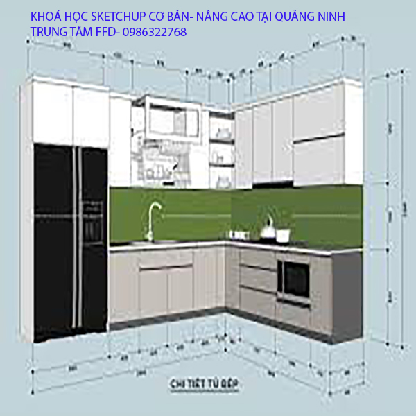 Khoá học Sketchup cơ bản- nâng cao tại Quảng Ninh