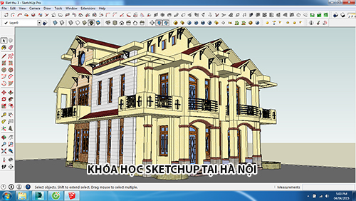 Lớp học sketchup tại Hà Nội