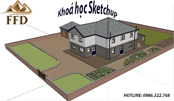 Học sketchup ở tại Đồ Sơn- Hải Phòng
