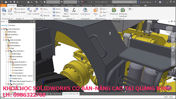 Khoá học Solidworks cơ bản- nâng cao tại Quảng Ninh. 