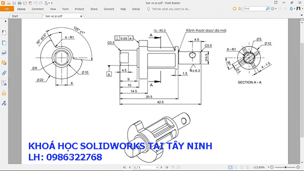 Khoá học solidworks tại Tây Ninh