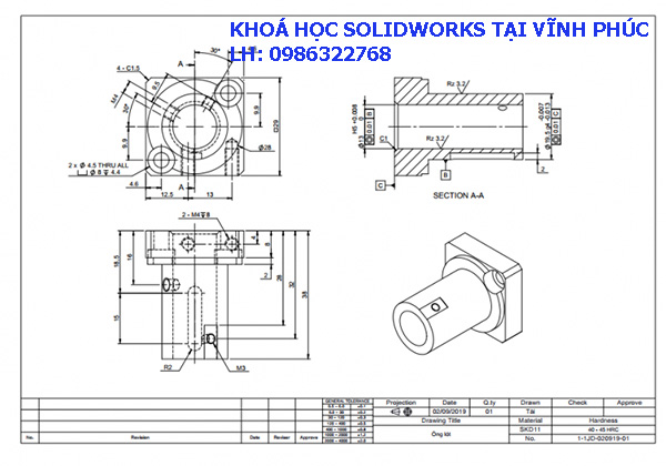 Khoá học solidworks tại Vĩnh Phúc