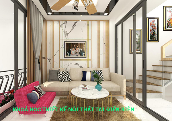 Thiết kế nội thất phòng khách hiện đại