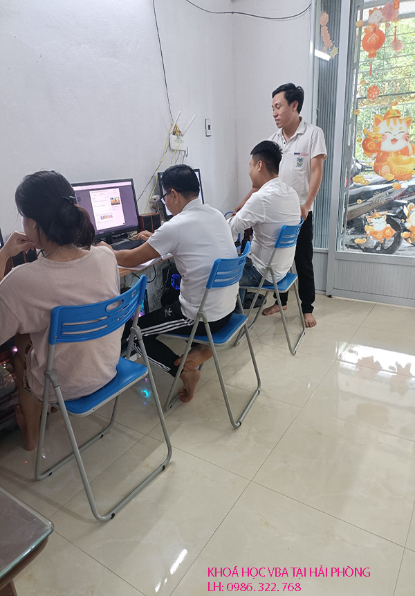 Khoá Học VBA tai Hải Phòng