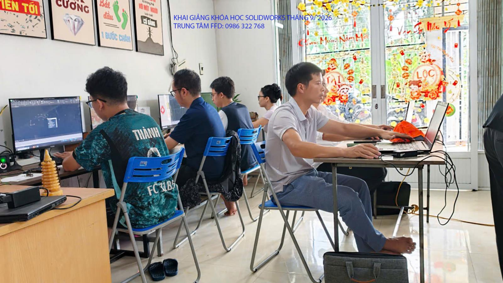 Tuyển sinh khóa học SolidWorks tháng 9 năm 2026
