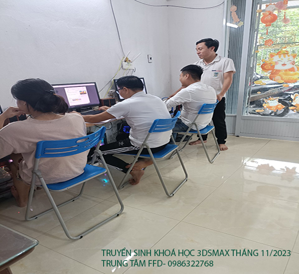 Tuyển sinh khóa học 3dsmax tháng 11 năm 2023. 