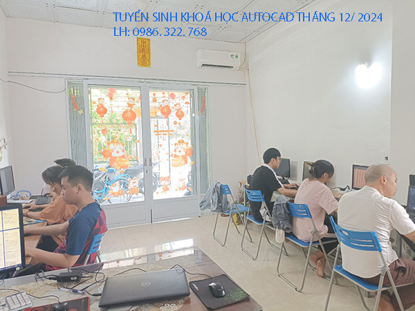 Tuyển Sinh Khoá Học Autocad Tháng 12/ 2024