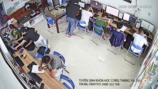 Tuyển sinh khóa học Corel tháng 10 năm 2025