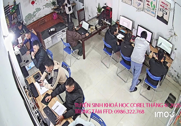 Tuyển Sinh Khoá Học Corel tháng 4 năm 2025. 