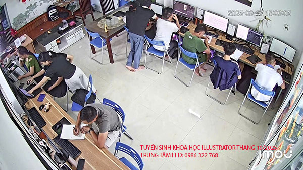 Tuyển sinh khóa học Illustrator tháng 10 năm 2025. 