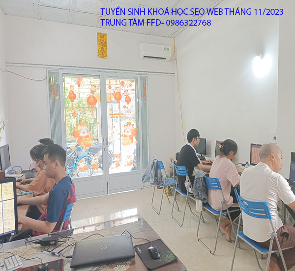 Tuyển sinh khóa học Seo web tháng 11 năm 2023. 