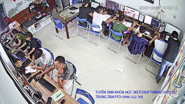 Tuyển sinh khóa học SketchUp tháng 10 năm 2025