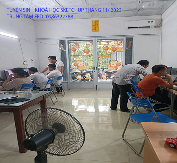 Tuyển sinh khóa học Sketchup tháng 11 năm 2023