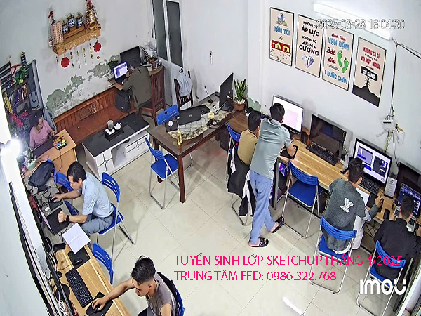 Tuyển Sinh Khoá Học Sketchup tháng 4 năm 2025.