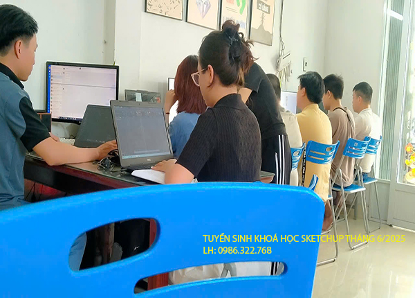 Tuyển sinh khoá học Sketchup tháng 6 năm 2025