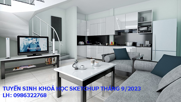 Tuyển sinh khóa học Sketchup tháng 9 năm 2023