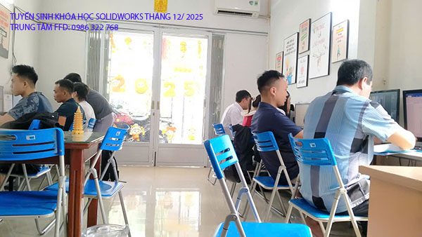 Tuyển sinh khóa học SolidWorks tháng 12 năm 2025