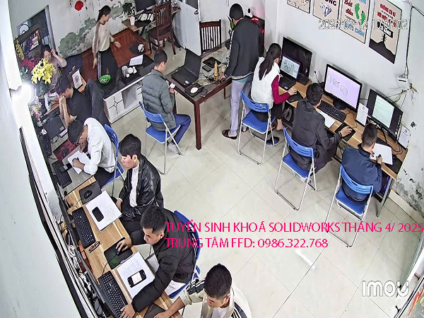 Tuyển Sinh Khoá Học Solidworks tháng 4 năm 2025. 