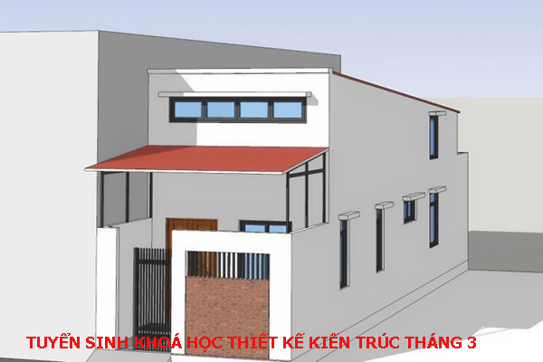 Tuyển sinh khoá học thiết kế kiến trúc tháng 3